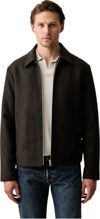 Marc O'Polo Giacca Corta in Lana - - Jackets - Uomo - Marrone - L
