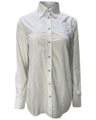 Dolce & Gabbana Pussy Bow Shirt, Size Eu, 40 (Authentic Pre-Loved)