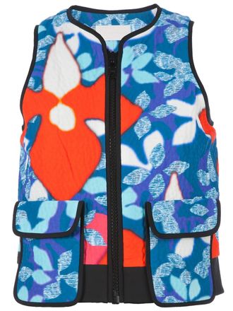 Peter Pilotto print gilet - Red