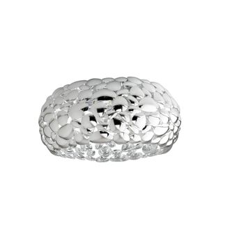 Luce-Ambiente-Design Plaf&oacute;n en metal cromado 35 cm