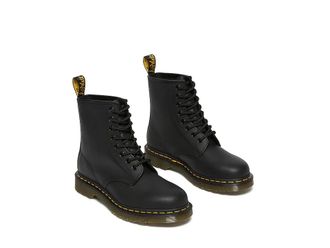 Dr. Martens 1460 Greasy Leather Boot Lace-up Boots Black Greasy : UK 9 (US Mens 10 - US Womens 11) Medium
