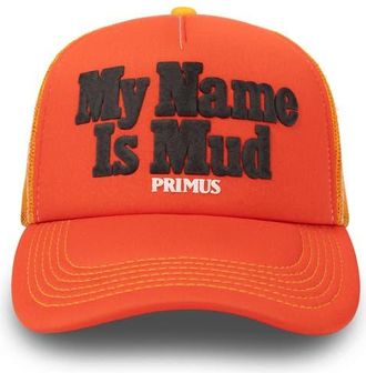 Pleasures Mud Snapback Trucker Hat in Orange at Nordstrom