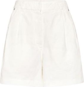 Brunello Cucinelli Baggy shorts with monili in White at Nordstrom, Size 40 It
