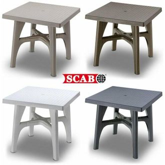 Scab Scab - tavolo intrecciato 80 x 80 Colore: Tortora