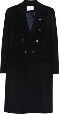 Manuel Ritz wool-blend double-breasted coat - Blue