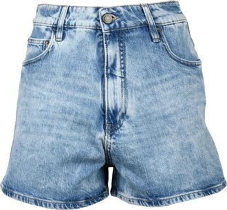Cycle Denim Shorts - Dames - Denim shorts - Blauw - W30 - Denim - Korte Broeken