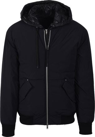 Moose Knuckles Mens BRIXTON BOMBER BLACK Cotton - Size X-Large