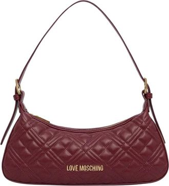 Love Moschino Jc 4142 Hobo Tas - Dames - Schoudertassen - Bruin - ONE Size - Leer - Tassen