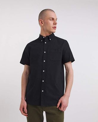 Jacamo Short Sleeve Oxford Shirt Long