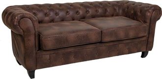 Wanderlust Deco Wanderlust Deco - Sofa marron 199x82x76h cm