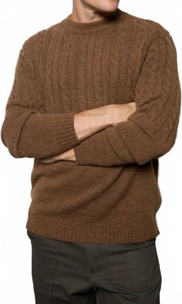 Cesar Casier Colorado Wool Sweater In Havana Brown