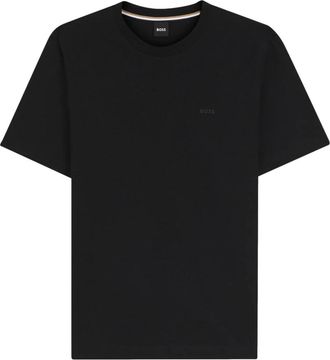 HUGO BOSS Thompson 01 T-Shirt - Heren - T-shirts - Zwart - L - Katoen - Tops