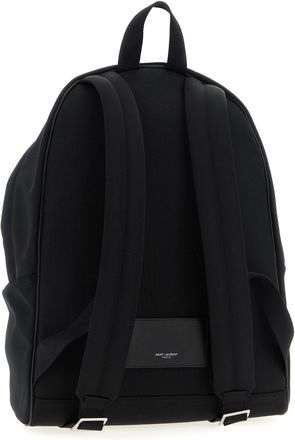 Saint Laurent Mens Black Polyamide Backpack