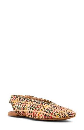 Steve Madden Rumi Slingback Flat in Bright Multi at Nordstrom Rack, Size 8.5