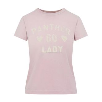Valentino Rose Cotton T-Shirt - female - Valentino - T-Shirts - Pink - XS - Tops