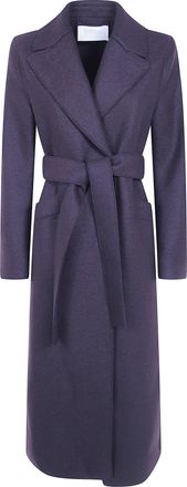 Harris Wharf London Coat Long Maxi Aa1192mlk 535 Bordeaux