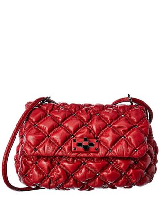 Valentino Rockstud Spikeme Leather Shoulder Bag