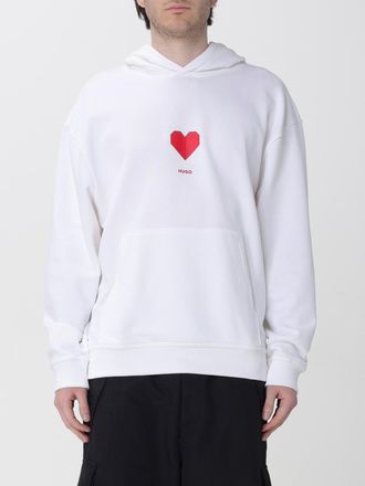HUGO BOSS Felpa con cappuccio stampata