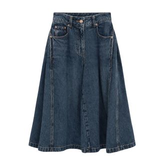 Juun.J Gonna midi in denim - - Skirts - Donna - Blu - XS