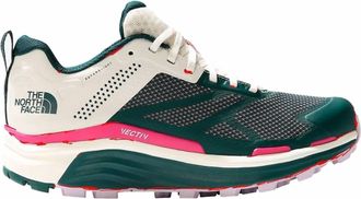 The North Face Womens Vectiv Enduris Futurelight Trail Running Shoes In Ponderosa Green/gardenia White
