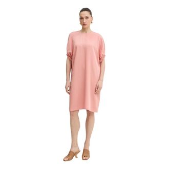 Trussardi Dames, Jurken, Roze, Maat: M Linnen