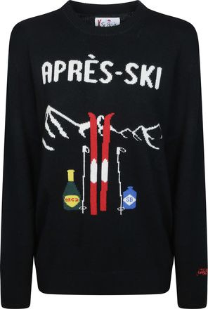 MC2 Saint Barth Maglia Manica Lunga Crewneck Heron C Graphic Sweater