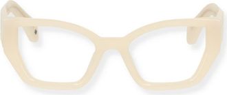 Off-white 7Q 52mm Optical Glasses in Light Beige at Nordstrom Rack