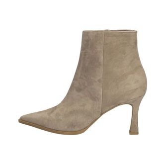 Notre-V Schoenen, Dames, Beige, 36 EU, Leer, Enkellaarsjes 19536