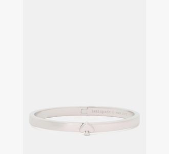 Kate Spade New York Womens Everyday Spade Thin Metal Bangle Bracelet in Misc | Metal