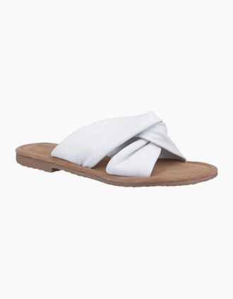 Hush Puppies Womens Amy Womens Wide Fit Sandals - White - Size: 7