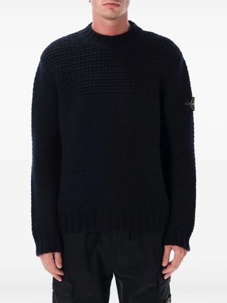 Stone Island crew-neck sweater - Blue