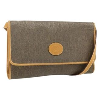 Gucci Pre-owned Cross Body Bags, female, Beige, Size: ONE SIZE Pre-owned Vintage Shoulder Bag
