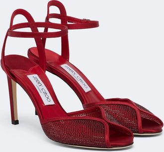 Jimmy Choo London Sandalias Sacora con cristales