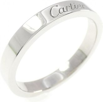 Cartier Platinum Platinum 950 Band Ring (Pre-Owned)