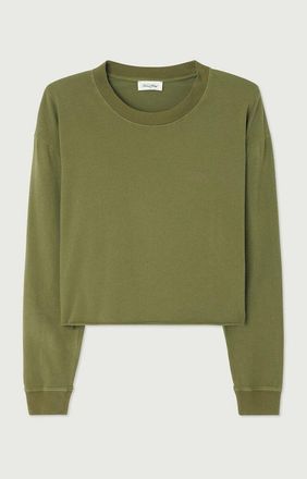 American Vintage T-shirt met ronde hals en lange mouwen PYMAZ