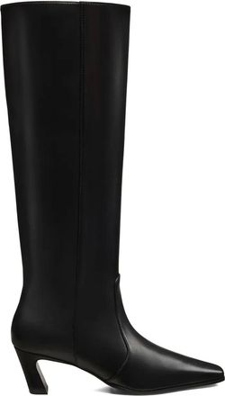 Stuart Weitzman 50mm Stassi boots - women - Nappa Leather/Nappa Leather/Leather - 35,5 - Black
