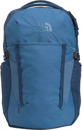 The North Face Mens Pivoter Logo Backpack In Federal Blue/shady Blue