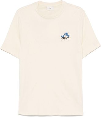 Autry logo-print T-shirt - Neutrals