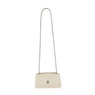 Marc Jacobs The Dual Chain Wallet - Dames - Schoudertassen - Wit - ONE Size - Leer - Tassen