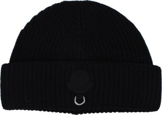 Moncler Willow Smith Herens Hoed van scheerwol zwart