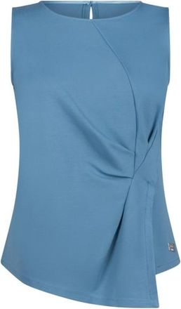 19V69 Womens Blouse Blue DELMA RAF Viscose - Size Large