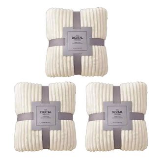 OEM Toalla De Ba&ntilde;o - Algod&oacute;n 35 X 75 Cm - Para Manos Y Rostro - Beige Y Gris - Pack De 3 Unidades