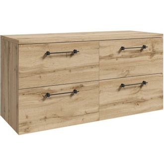 Badplaats Mueble de lavabo Muro 120 cm - Roble - Mueble de ba&ntilde;o con encime