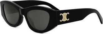 Celine Stijlvol Cl 40308U Mode Accessoire - unisex - Zonnebrillen - Zwart - 55 MM - Accessoires
