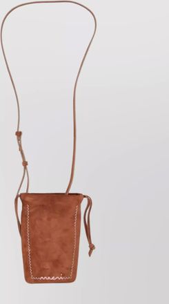 Marni small leather phone holder
