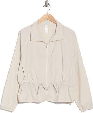 Zella Breakaway Crinkled Jacket in Grey Moonbeam at Nordstrom Rack, Size X-Small
