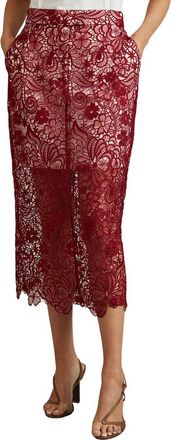 Reiss Flo Lace Pencil Skirt
