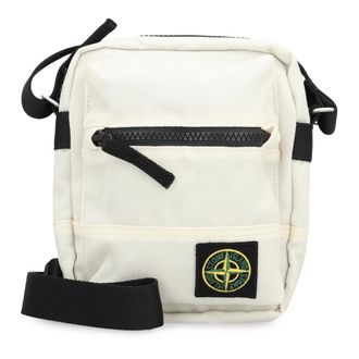 Stone Island Messenger Bags, male, Beige, Size: ONE SIZE Fabric Shoulder Bag