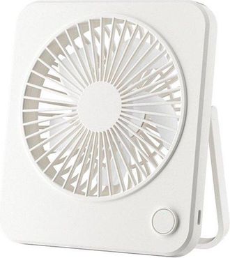 No Brand Mini Ventilador De Escritorio Port&aacute;til Y Silencioso, Ideal Para El Dormitorio, El Escritorio, El Ordenador, El Hogar, La Oficina O Para Viajar - Blanc