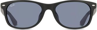 Ray-Ban RB2132F New Wayfarer Asian Fit 622/R5 Mens Sunglasses Black Size 55